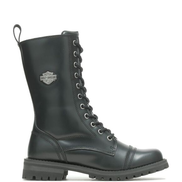 Harley-Davidson Shoes - Harley-Davidson Womens Walsen 8" Lace Black Boots (NWT)